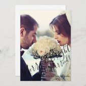 Elegant Merry & Bright en met Kerstmis Feestdagenkaart (Voorkant / Achterkant)