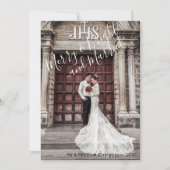 Elegant Merry & Bright en met Kerstmis Feestdagenkaart (Voorkant)