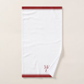 Elegant Merry & Bright Festive Kerstmis Bad Handdoek (Handdoek)