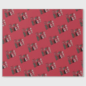 Elegant Merry & Bright Holiday Cadeaupapier (Vlak)