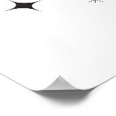 Elegant Merry Christmas and Happy New Year Poster (Hoek)