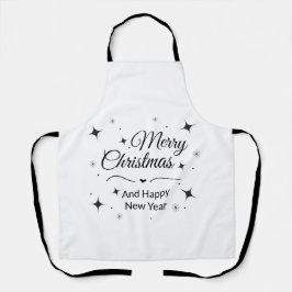 Elegant Merry Christmas and Happy New Year Schort