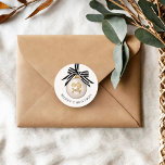 Elegant Merry Christmas Bauble Ronde Sticker<br><div class="desc">Elegante Merry Christmas Bauble Classic ronde Sticker.</div>