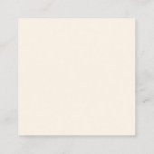 Elegant Merry Christmas Pine Tree Bow Family Informatiekaartje (Achterkant)