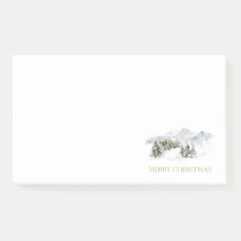 Elegant Merry Christmas Post-it® Notes