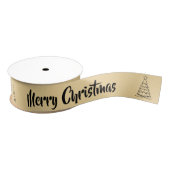 Elegant Merry Christmas Ribbon Roll with Christmas Grosgrain Lint (Spoel)