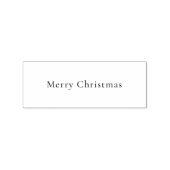 Elegant Merry Christmas Rubber Stamp for Holiday C Rubberstempel (Afrduk)