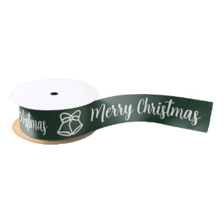 Elegant "Merry Christmas" Satijnen Lint