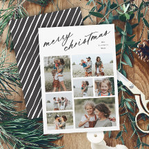 Elegant Merry Christmas Script Typografie 7 Foto