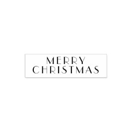 Elegant Merry Christmas Zelfinktende Stempel