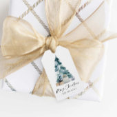 Elegant Merry kerkerst Favor Cadeaulabel