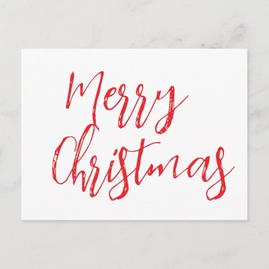 Elegant Merry kerst Briefkaart (Voorkant)