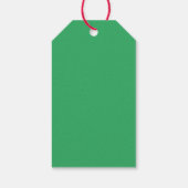 Elegant Merry kerst Cadeaulabel (Achterkant)