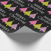 Elegant Merry kerst Cadeaupapier (Hoek)