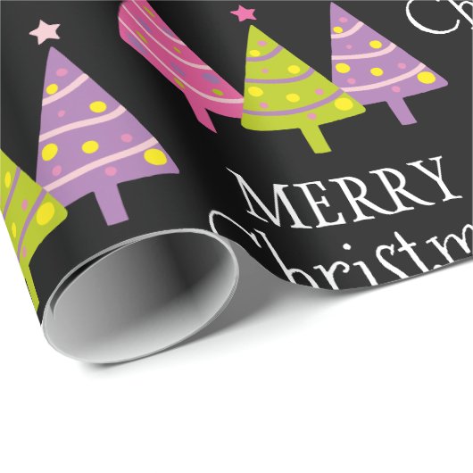 Elegant Merry kerst Cadeaupapier (Rol Hoek)