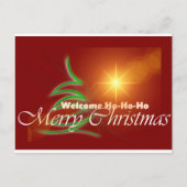 Elegant Merry kerst Feestdagenkaart (Voorkant)