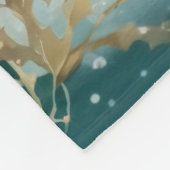 Elegant Merry kerst Fleece Deken (Hoek)