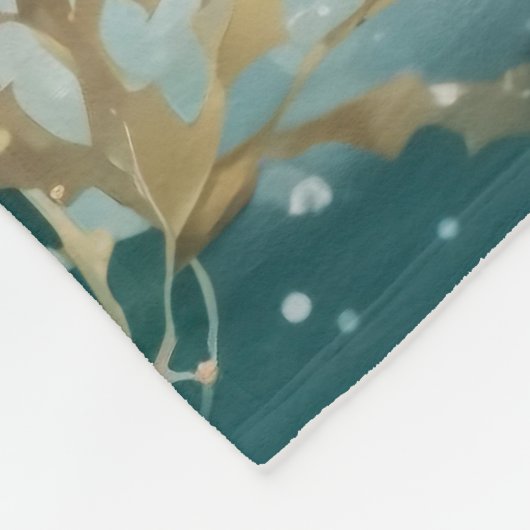 Elegant Merry kerst Fleece Deken (Hoek)