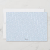 Elegant Merry kerst Icy Blue| |2 Foto Feestdagenkaart (Achterkant)