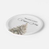 Elegant Merry kerst Papieren Bordje (Gekanteld)