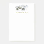 Elegant Merry kerst Post-it® Notes (Voorkant)