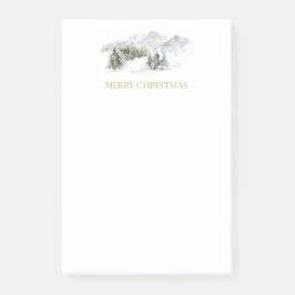 Elegant Merry kerst Post-it® Notes