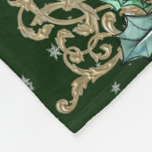 Elegant Merry-kerstfamilie Foto Collage Fleece Deken (Hoek)