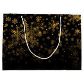 Elegant Merry Kerstmis Groot Cadeauzakje (Achterkant)