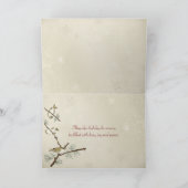 elegant Merry Kerstmis in zwart Kaart (Binnen)