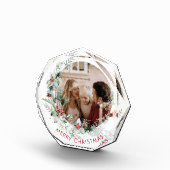 Elegant Merry Kerstmis met foto Block (Rechts)