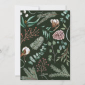 Elegant Merry Kerstmis Modern Photo Pine Cone Feestdagenkaart (Achterkant)