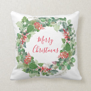 Elegant Merry Kerstmis Sierkussen