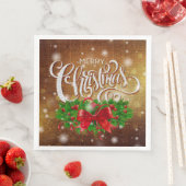 Elegant Merry Kerstparty Servet (Insitu)
