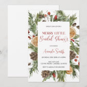 Elegant Merry little Bridal shower Kaart (Voorkant / Achterkant)