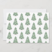 Elegant Merry Waterverf Chinoiserie Feestdagenkaart (Achterkant)