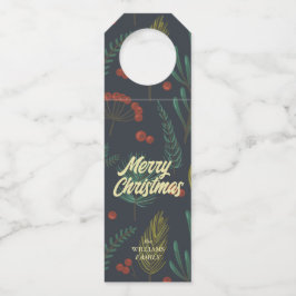 Elegant Merry Winter Botanical Flessenhanger