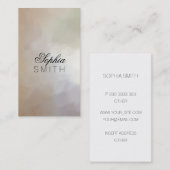 Elegant,  met Abstracte achtergrondkunst Visitekaartje (Voorkant / Achterkant)