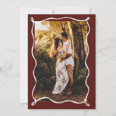 Elegant met de hand getekend | Botanisch monogram  Kaart (Achterkant)