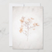 Elegant met foto Wedding-uitvindingen Kaart (Achterkant)