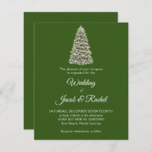 Elegant met kerstbomen Green Budget Weddenschap Ui