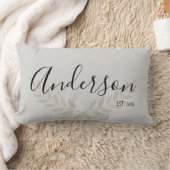 Elegant met Personaliseer Familienaam en test. Dat Kussen (Deken)