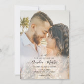 Elegant met uitnodiging tot het indienen van een f (Voorkant)