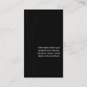 Elegant Metaal Goud Visitekaartje (Achterkant)