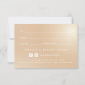 Elegant metaalgradiënt — Minimale klas (Achterkant)