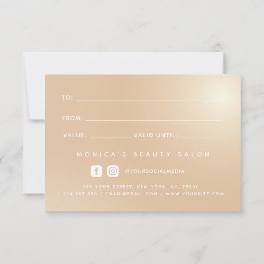 Elegant metaalgradiënt — Minimale klas (Achterkant)