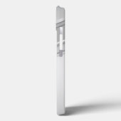 Elegant Metal 3D look Calligrafie Gold Monogram Case-Mate iPhone Case (Achterkant / Links)