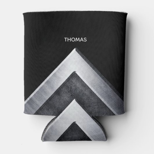 Elegant Metal Pattern Blikjeskoeler (Voorkant)