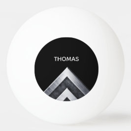 Elegant Metal Pattern Monogramed Pingpongbal