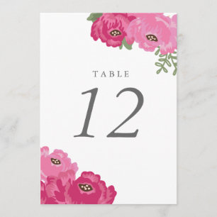 Elegant Metalen Pot Tafelnummer