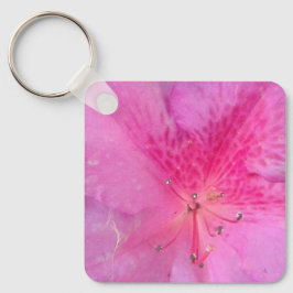 Elegant metalen vierkant sleutelhanger